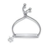 Luxe Engraved Charm Bar Bracelet