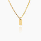 Elegant Initial Charm Single Necklace - Customcuff
