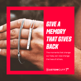 (CUSTOMCUFF)RED Bar Necklace - Customcuff