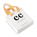 Signature White Gift Box Bag - Customcuff