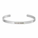 "YOU'RE MY PERSON" CUFF - Customcuff