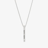 (CUSTOMCUFF)RED Bar Necklace - Customcuff