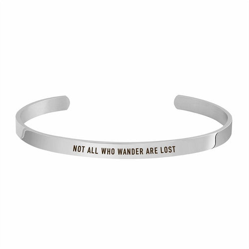 "NOT ALL WHO WANDER ARE LOST" CUFF - Customcuff