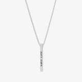 (CUSTOMCUFF)RED Bar Necklace - Customcuff