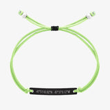 Lime Custom String Bracelet - Customcuff