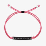 Pink Custom String Bracelet - Customcuff
