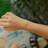 Elegant Initial Coin Bracelet - Customcuff