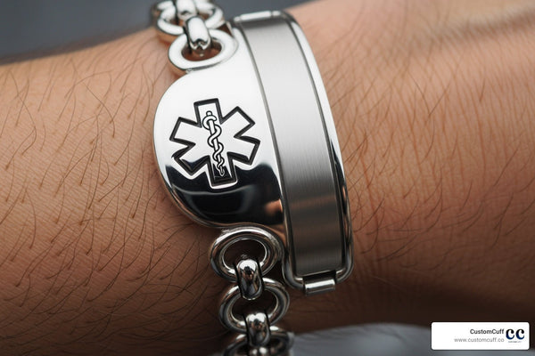 Stay Safe, Look Great: Engraved Medical Alert & ID Bracelets