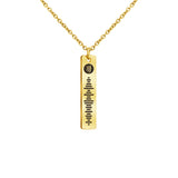 Soundwave Memory Necklace