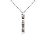 Soundwave Memory Necklace