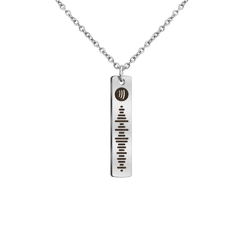 Soundwave Memory Necklace