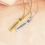 Soundwave Memory Necklace
