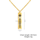 Soundwave Memory Necklace