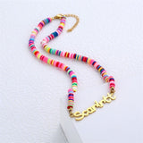 Confetti Colors Name Necklace