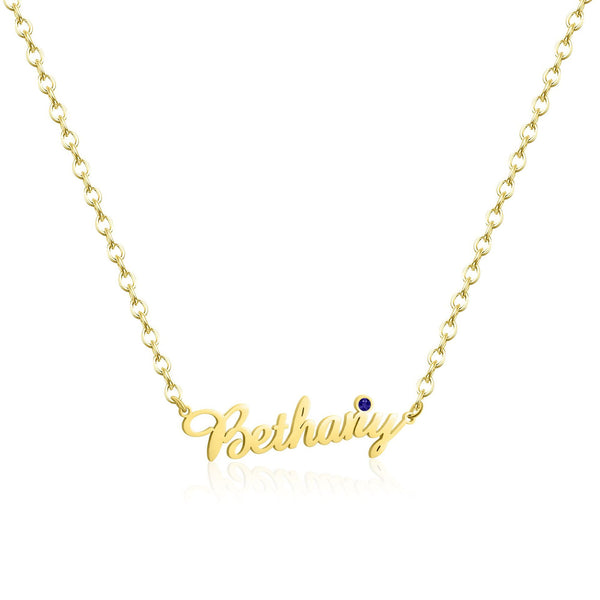 Eternal Signature Birthstone Necklace