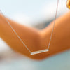 Handwriting Plate Necklace - Customcuff