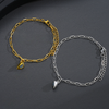 Magnetic Chain Heart Bracelet Set