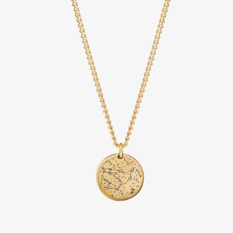 Custom Star Map Coin Necklace - Customcuff