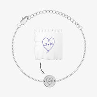 The Silver Classics: Handwriting Jewelry Set - Customcuff