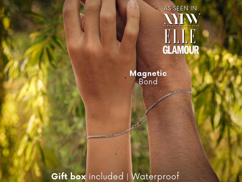 MAGNETIC Couples bracelet SET of 2- Matching bracelets couples matching couple bracelets his and hers bracelets for couples anniversary gift