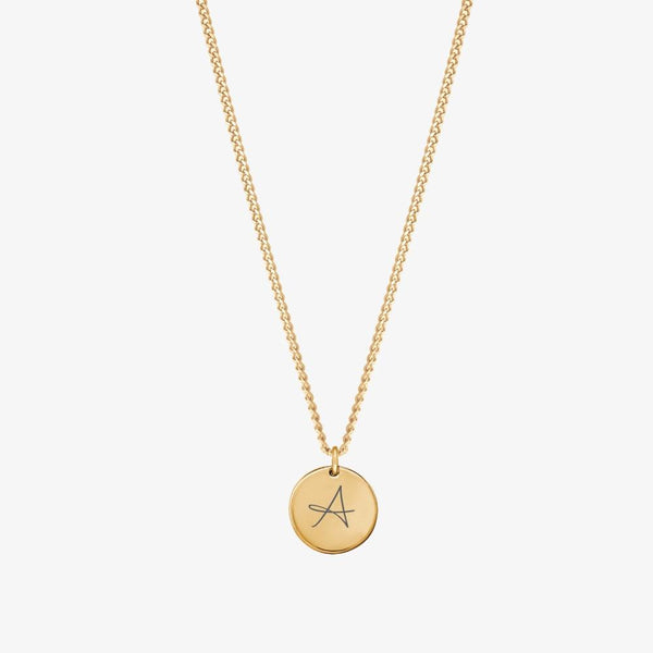 Initial Coin Necklace - Customcuff