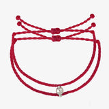 Magnetic bracelets in red