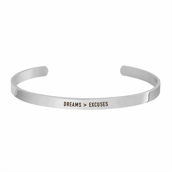 "DREAMS OVER EXCUSES" CUFF - Customcuff