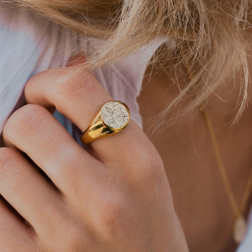 Custom Star Map Ring - Customcuff