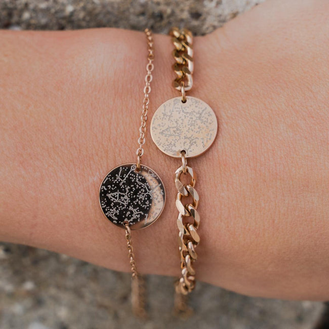 Custom Minimal Star Map Bracelet