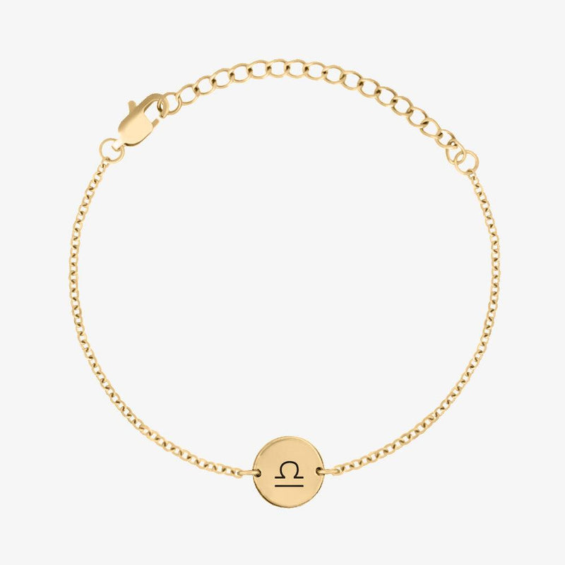 Elegant Zodiac Sign Coin Bracelet - Customcuff