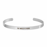 "THE WORLD IS YOURS" CUFF - Customcuff