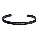 "TRAPPED IN MY MIND" CUFF - Customcuff