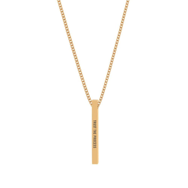"TRUST THE PROCESS" NECKLACE - Customcuff