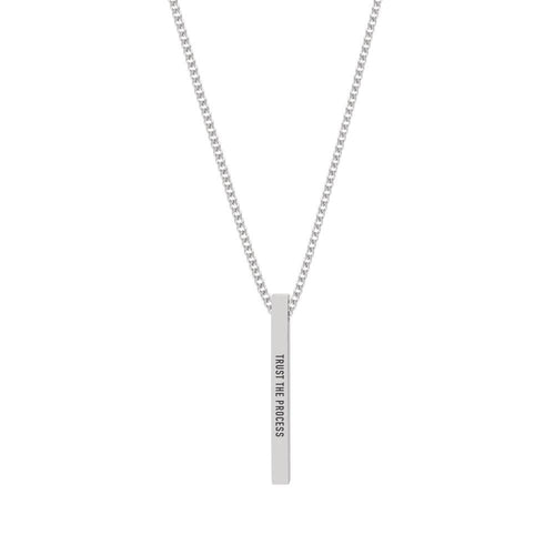 "TRUST THE PROCESS" NECKLACE - Customcuff