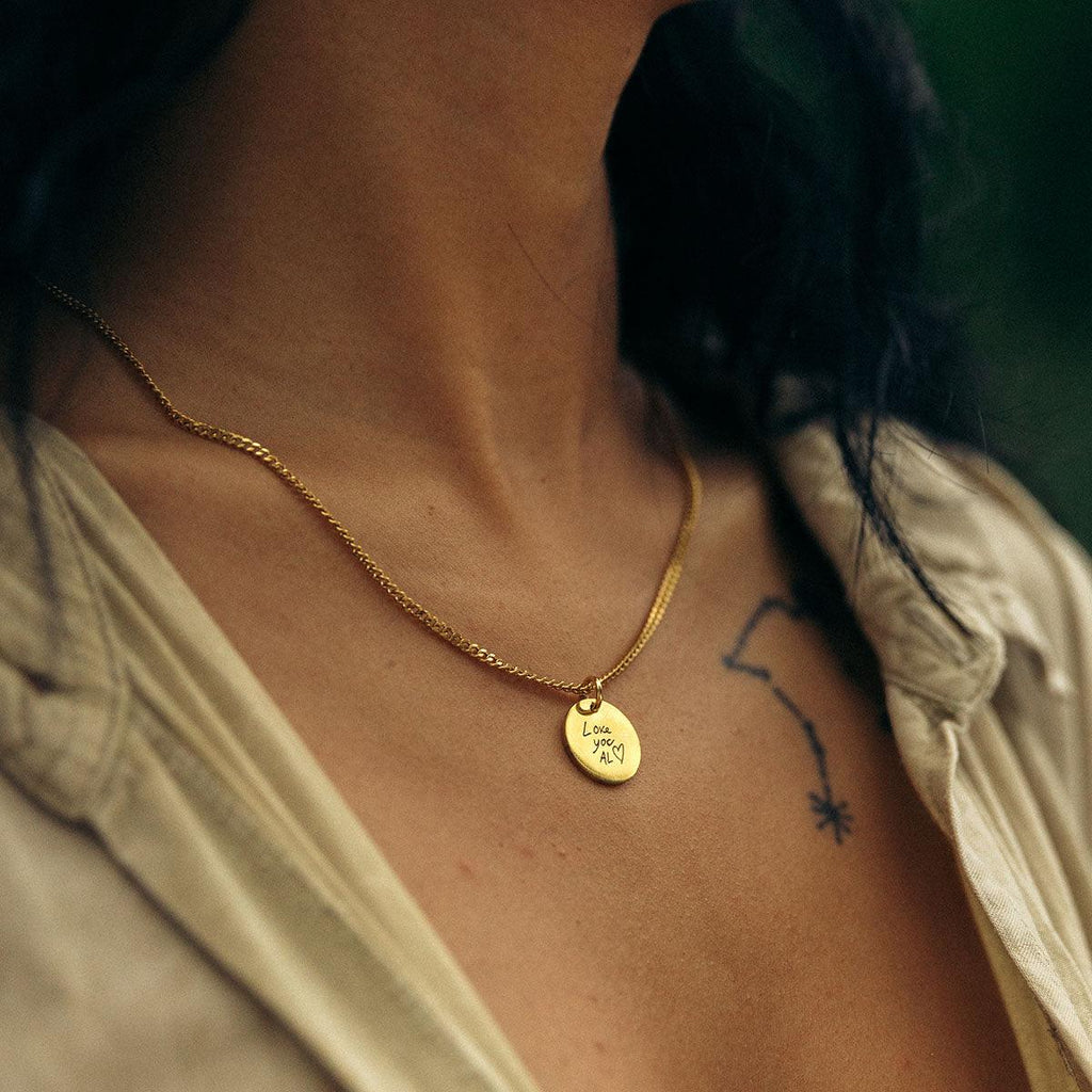 Turn handwriting hotsell into necklace