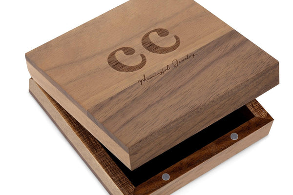 Walnut Wooden Gift Box - Customcuff