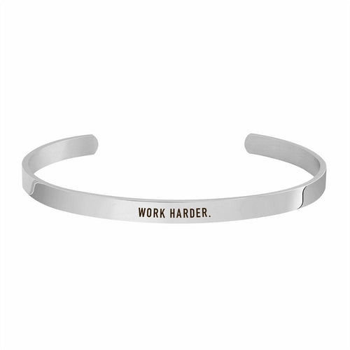 "WORK HARDER" CUFF - Customcuff