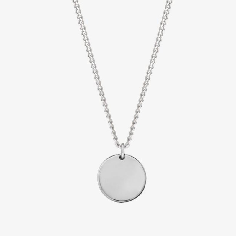 Silver necklace with a star constellation