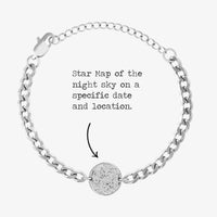 Custom Star Map Chain Bracelet