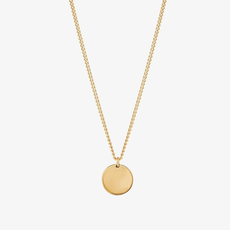 Initial Coin Necklace