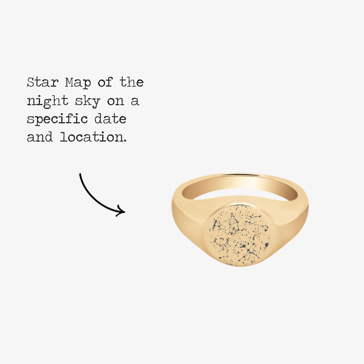 Custom Star Map Ring