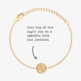 Minimal Star Map Bracelet Gift Set